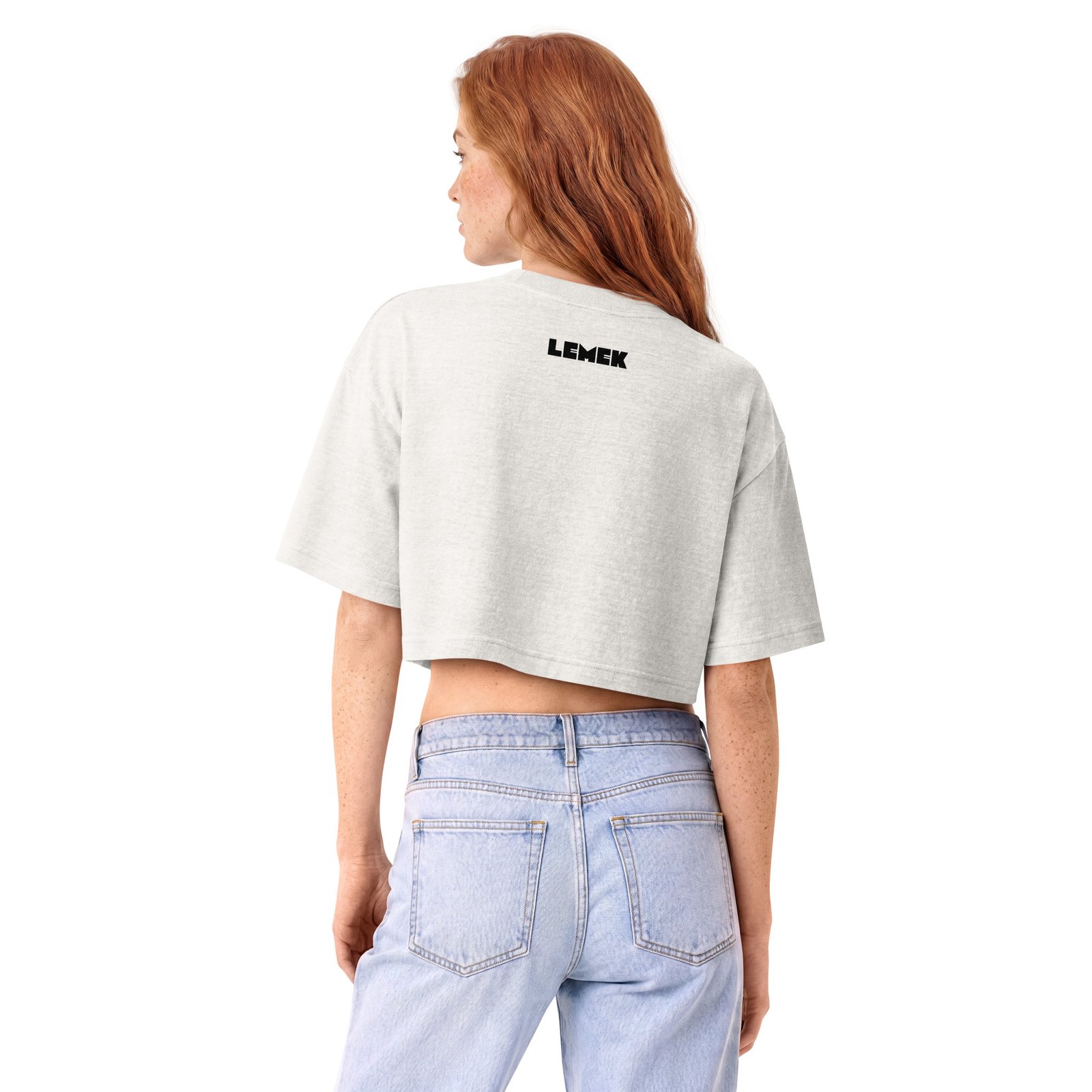 LEMEK "Be Boundless" Women’s Dye Cropped Tee - Image 8
