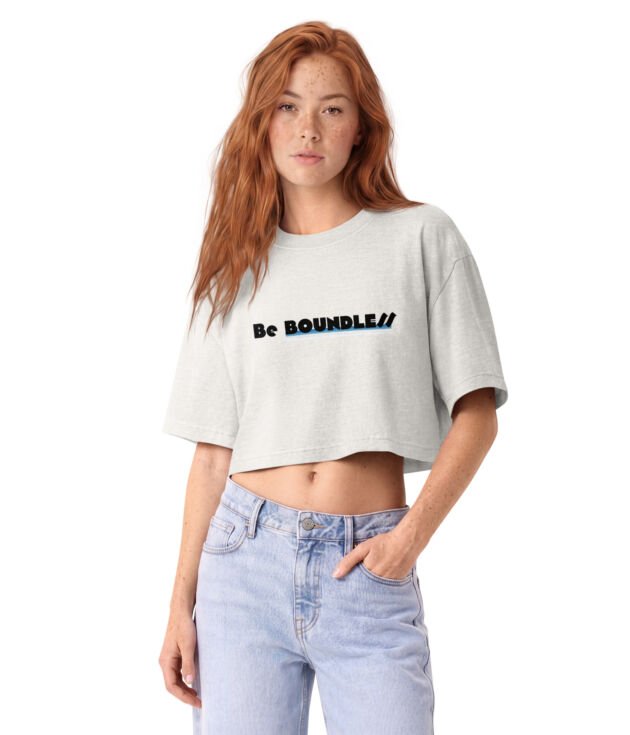 LEMEK "Be Boundless" Women’s Dye Cropped Tee